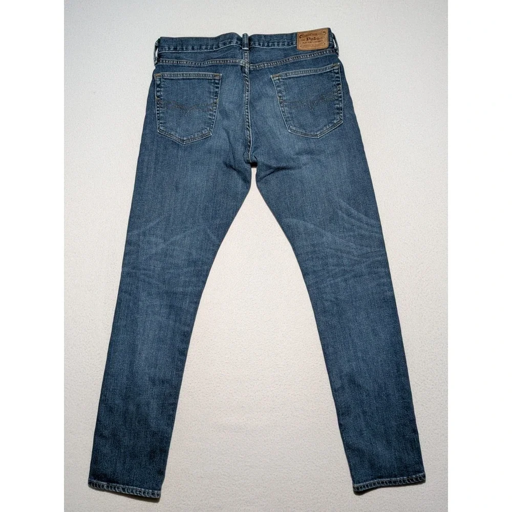 Polo Ralph Lauren Sullivan Slim Jeans Mens 32x31 Blue Stretch Denim‎